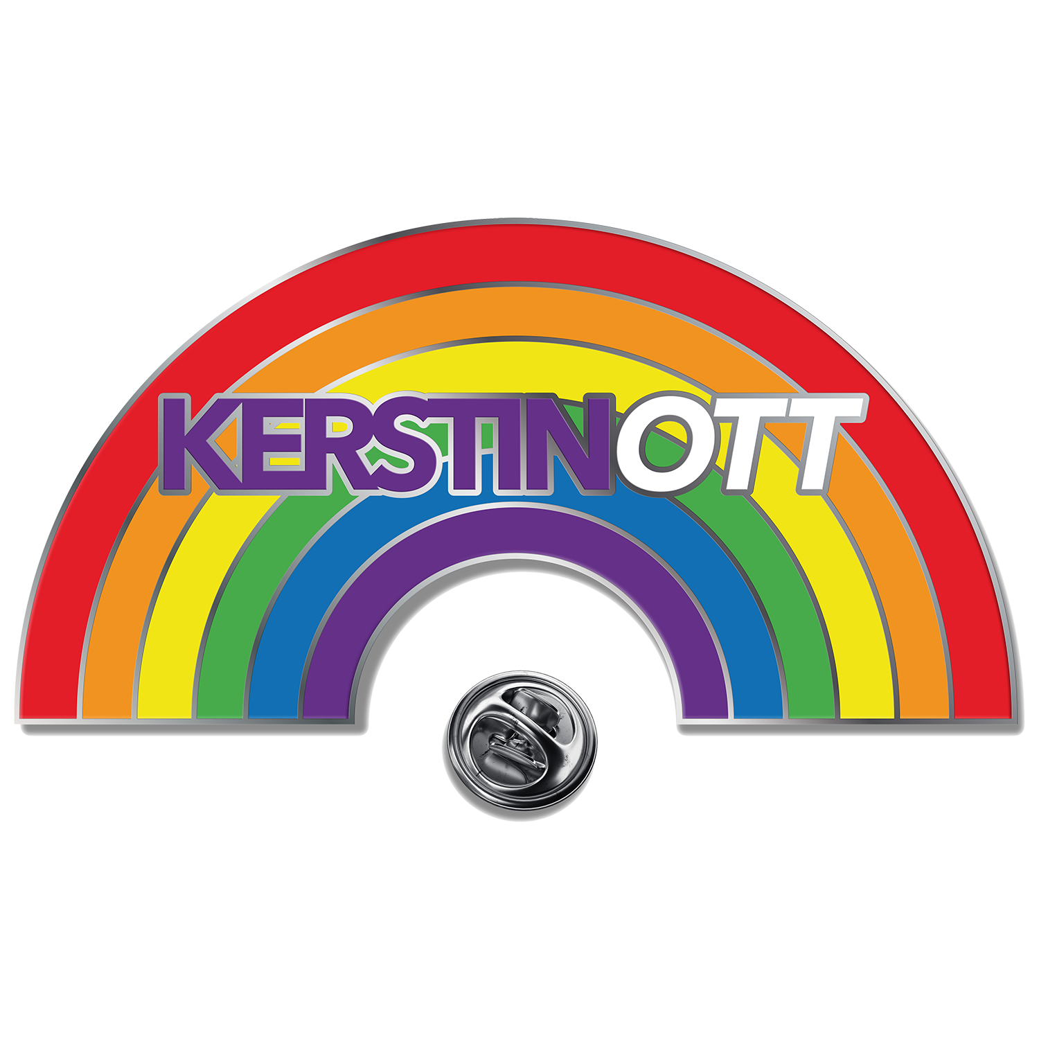 Kerstin Ott - Regenbogen - Ansteckpin