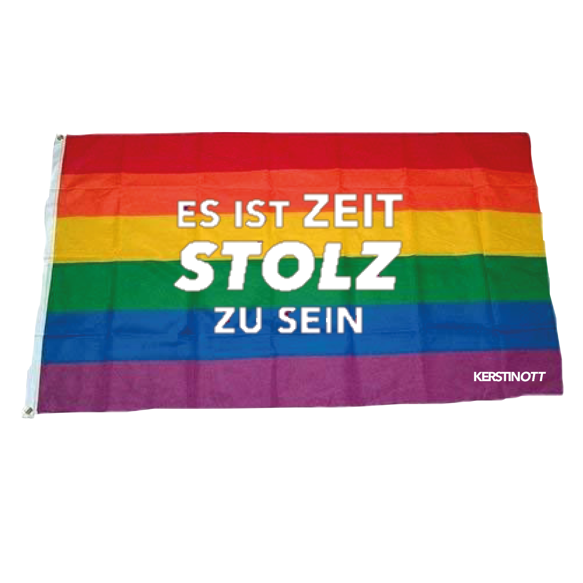 Kerstin Ott - Regenbogen Flagge "Es Ist Zeit Stolz Zu Sein"